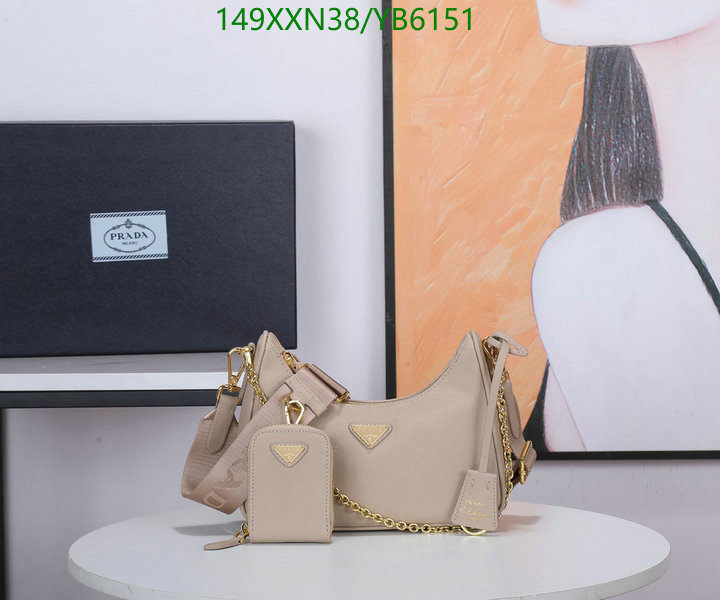 Prada Bag-(Mirror)-Re-Edition 2005,Code: YB6151,$: 149USD