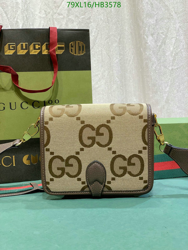 Gucci Bag-(4A)-Diagonal-,Code: HB3578,$: 79USD