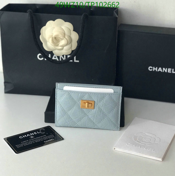 Chanel Bags ( 4A )-Wallet-,Code: TP102662,$: 49USD