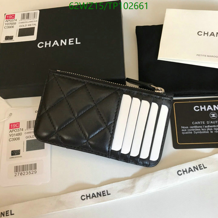 Chanel Bags ( 4A )-Wallet-,Code: TP102661,$: 62USD