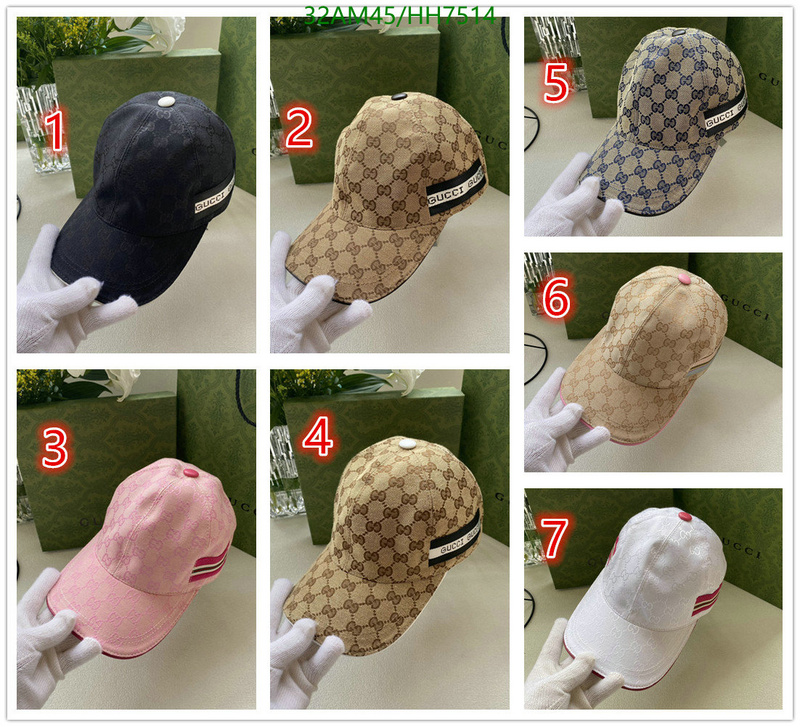 Cap -(Hat)-Gucci, Code: HH7514,$: 32USD