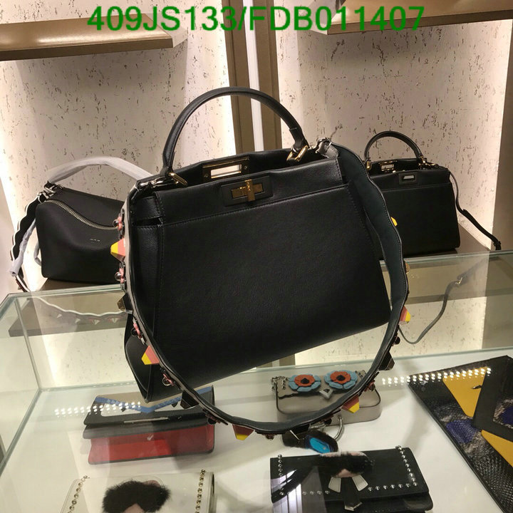 Fendi Bag-(Mirror)-Handbag-,Code: FDB011407,$: 409USD