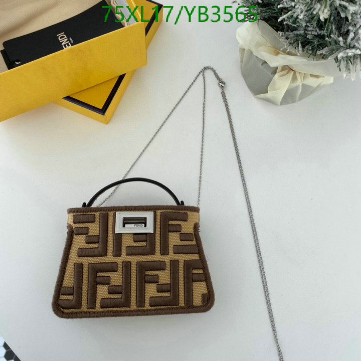 Fendi Bag-(4A)-Diagonal-,Code: YB3565,$: 75USD