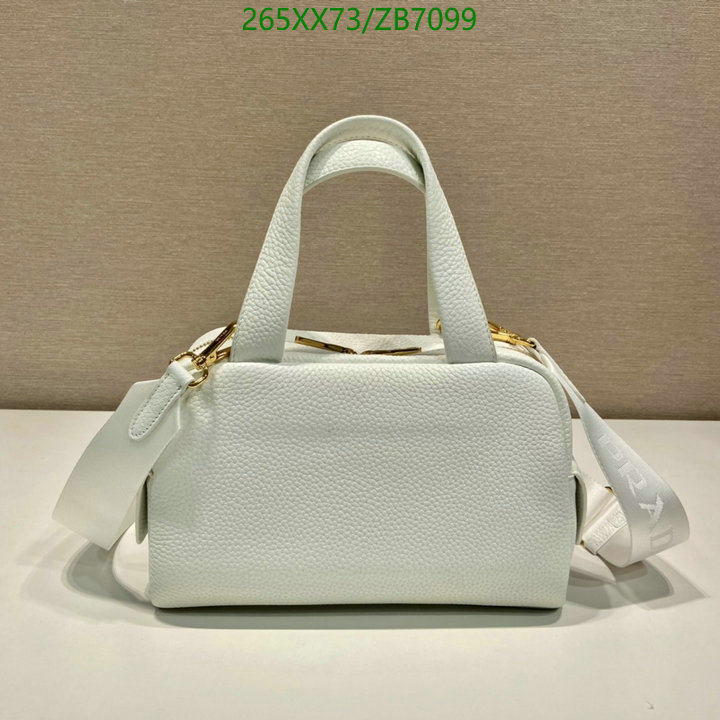 Prada Bag-(Mirror)-Handbag-,Code: ZB7099,$: 265USD