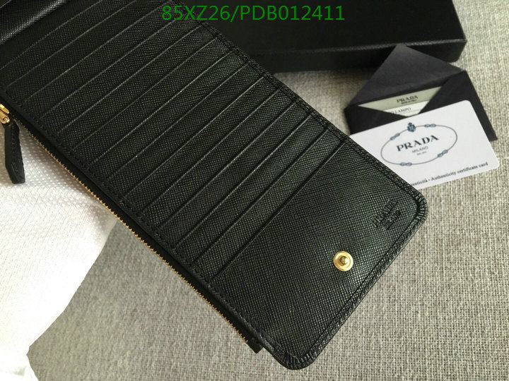 Prada Bag-(Mirror)-Wallet-,Code: PDB012411,$:85USD