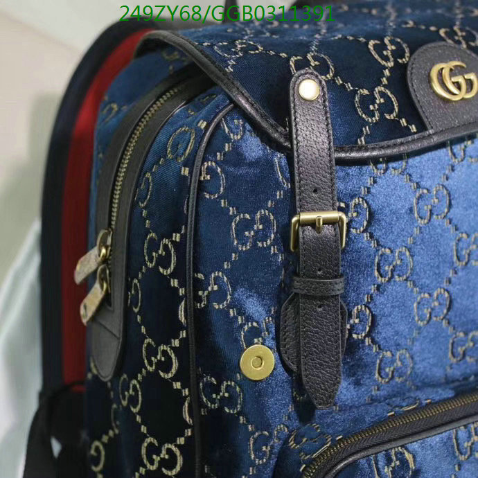 Gucci Bag-(Mirror)-Backpack-,Code: GGB031391,$: 249USD