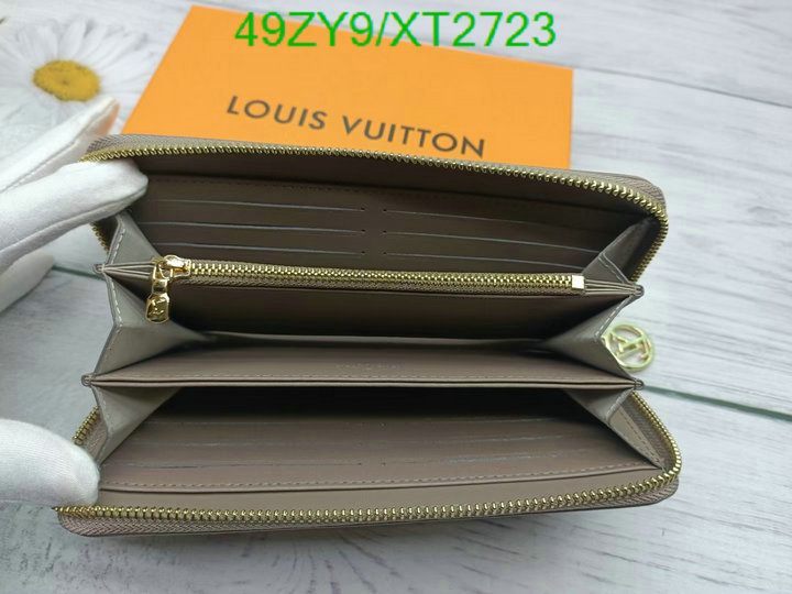 LV Bags-(4A)-Wallet-,Code: XT2723,$: 49USD