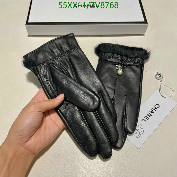 Gloves-Chanel, Code: ZV8768,$: 55USD