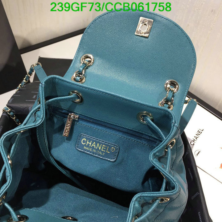 Chanel Bags -(Mirror)-Backpack-,Code: CCB061758,$: 239USD