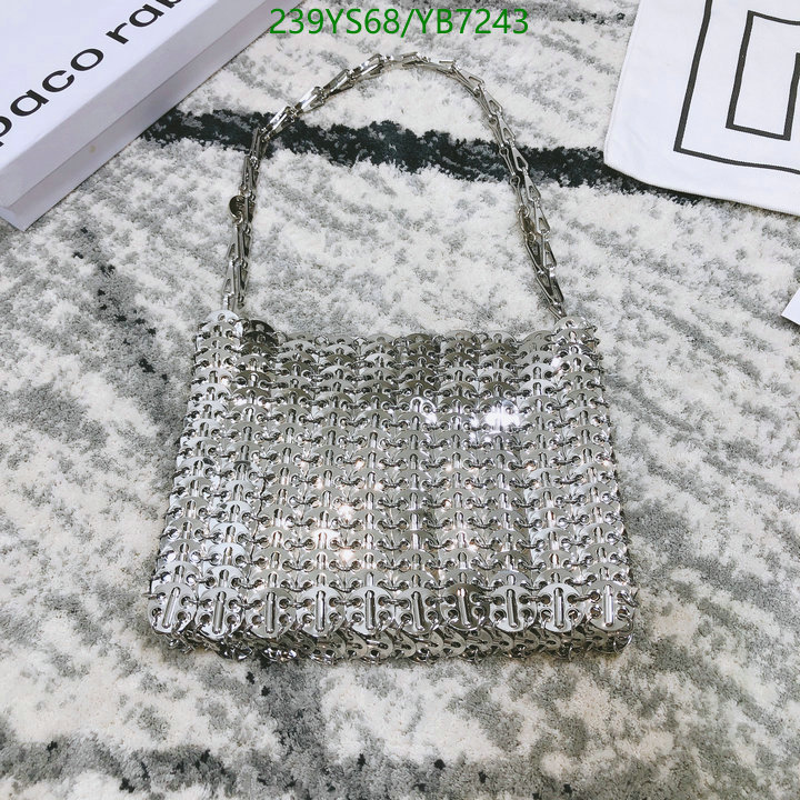 Paco Rabanne Bag-(Mirror)-Diagonal-,Code: YB7243,$: 239USD