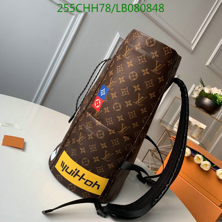 LV Bags-(Mirror)-Backpack-,Code: LB080848,$:255USD