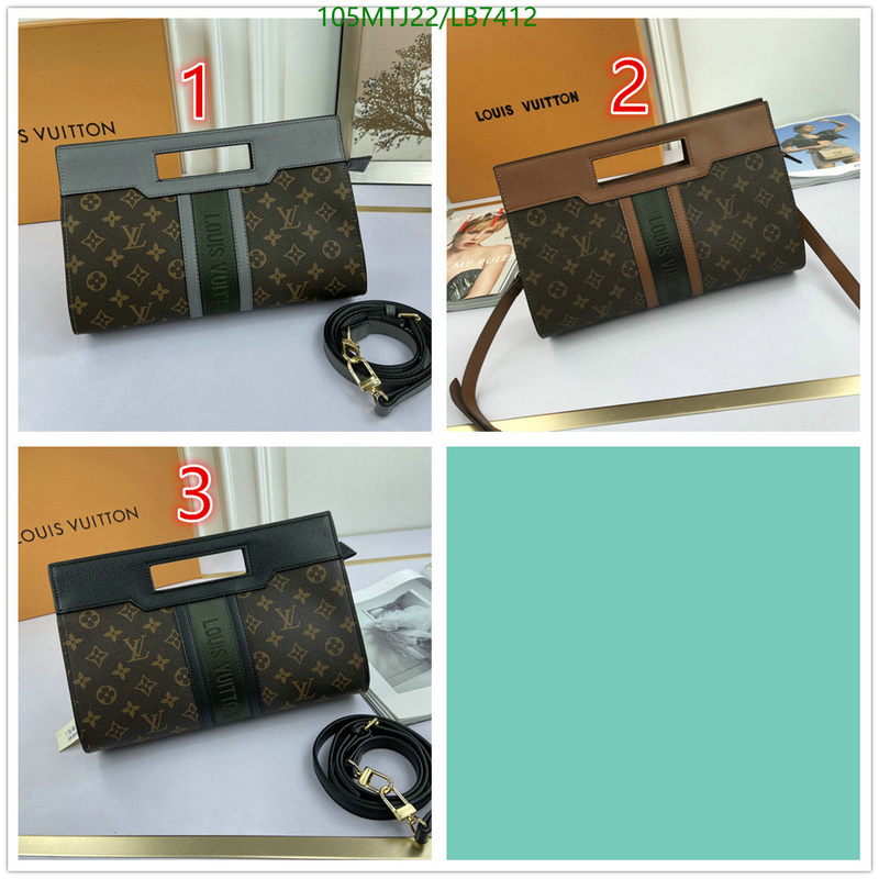 LV Bags-(4A)-Pochette MTis Bag-Twist-,Code: LB7412,$: 105USD