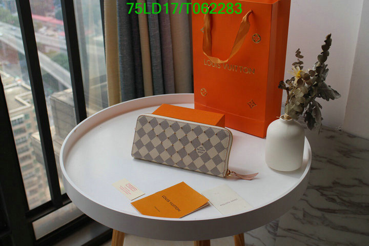 LV Bags-(Mirror)-Wallet-,Code: T062283,$: 75USD