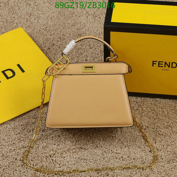 Fendi Bag-(4A)-Diagonal-,Code: ZB3016,$: 89USD