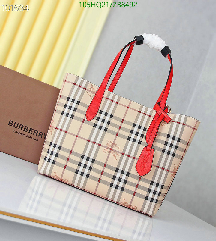 Burberry Bag-(4A)-Handbag-,Code: ZB8492,$: 105USD