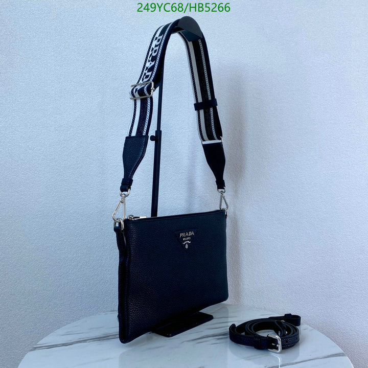 Prada Bag-(Mirror)-Handbag-,Code: HB5266,$: 249USD