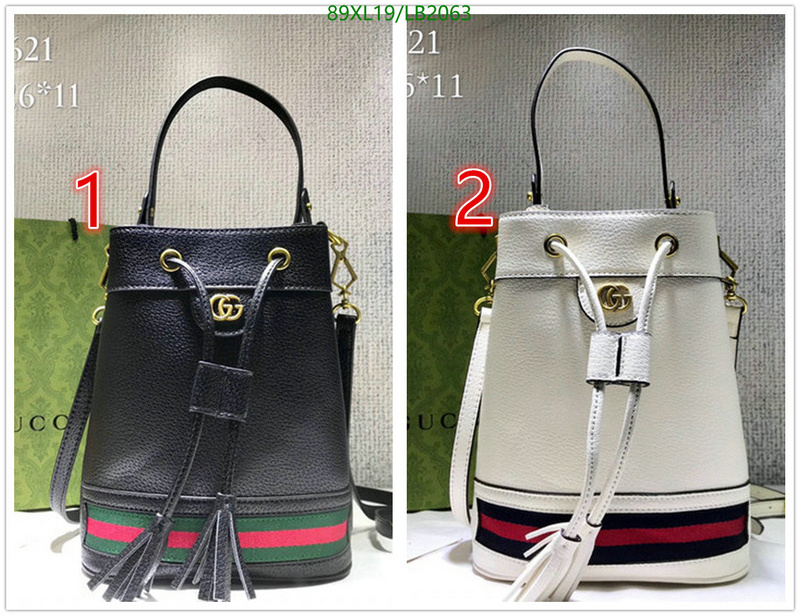 Gucci Bag-(4A)-Diagonal-,Code: LB2063,$: 89USD