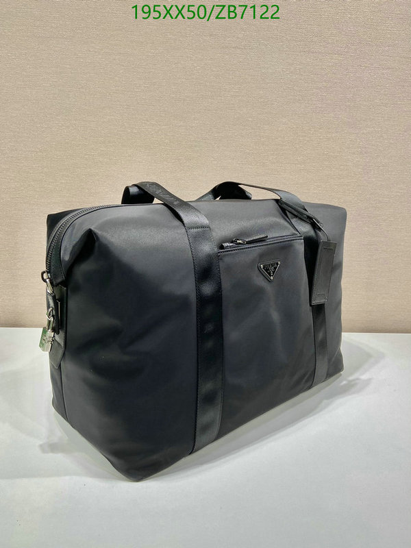 Prada Bag-(Mirror)-Handbag-,Code: ZB7122,$: 195USD