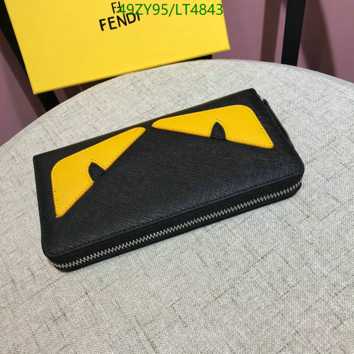 Fendi Bag-(4A)-Wallet-,Code: LT4843,$: 49USD