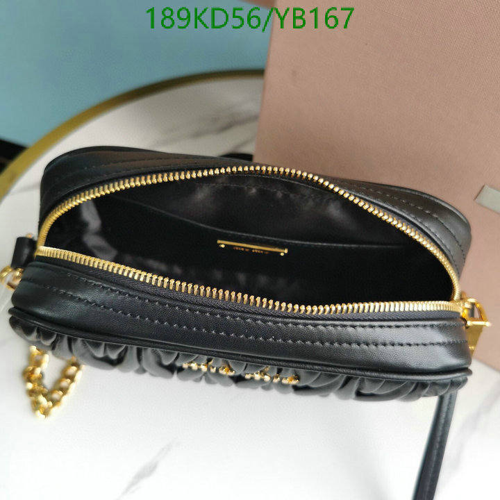 Miu Miu Bag-(Mirror)-Diagonal-,Code: YB167,$: 189USD