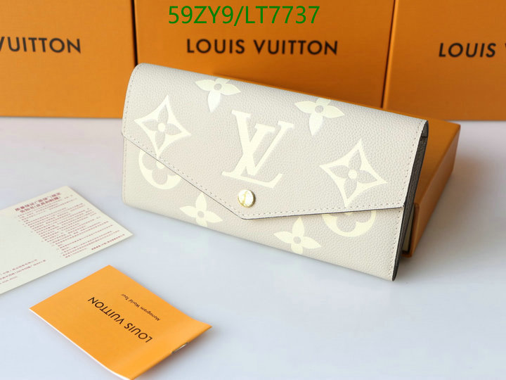 LV Bags-(4A)-Wallet-,Code: LT7737,$: 59USD