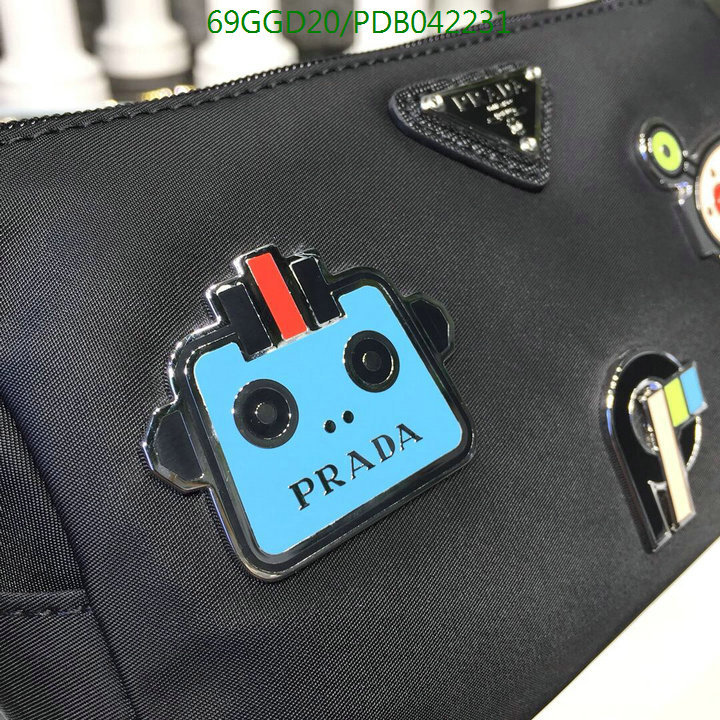 Prada Bag-(Mirror)-Diagonal-,Code: PDB042231,$:69USD