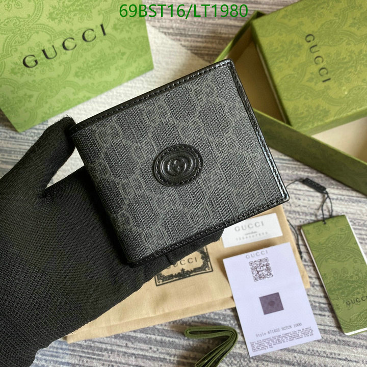 Gucci Bag-(Mirror)-Wallet-,Code: LT1980,$: 69USD