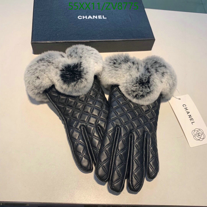 Gloves-Chanel, Code: ZV8775,$: 55USD