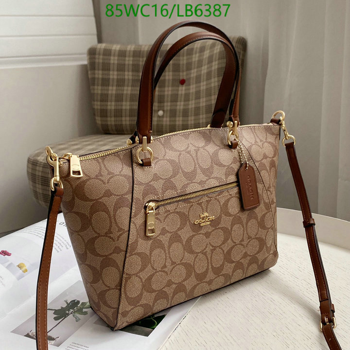 Coach Bag-(4A)-Tote-,Code: LB6387,$: 85USD