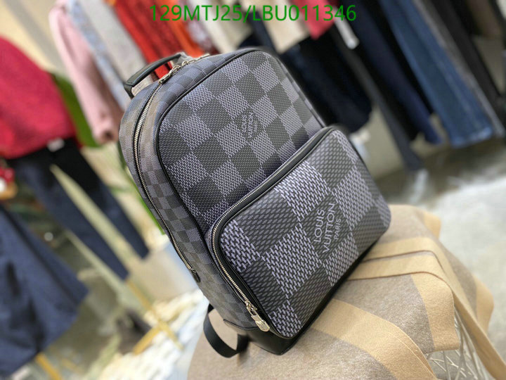 LV Bags-(4A)-Backpack-,Code: LBU011346,$: 129USD