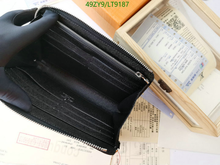 LV Bags-(4A)-Wallet-,Code: LT9187,$: 49USD