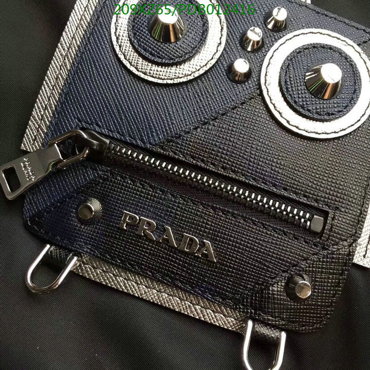 Prada Bag-(Mirror)-Handbag-,Code: PDB012416,$:209USD