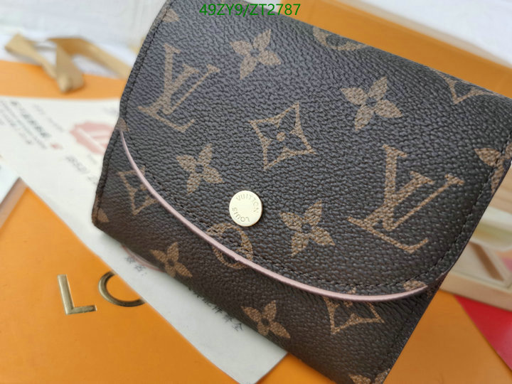 LV Bags-(4A)-Wallet-,Code: ZT2787,$: 49USD