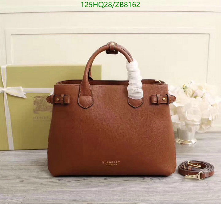 Burberry Bag-(4A)-Handbag-,Code: ZB8162,$: 125USD