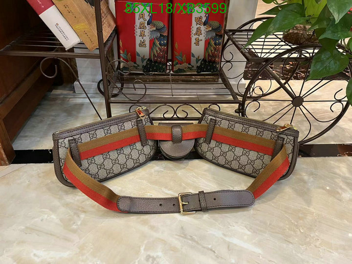 Gucci Bag-(4A)-Belt Bag-Chest Bag--,Code: XB3599,$: 85USD