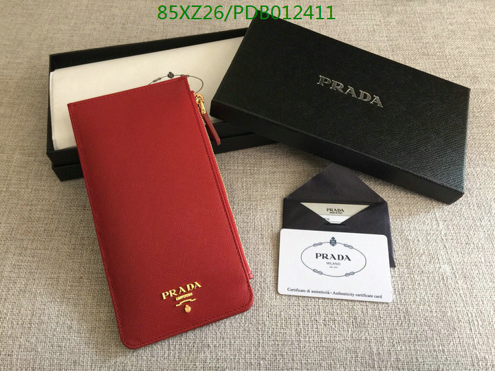 Prada Bag-(Mirror)-Wallet-,Code: PDB012411,$:85USD