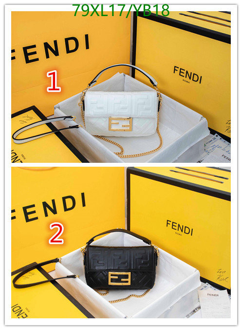 Fendi Bag-(4A)-Baguette-,Code: YB18,$: 79USD