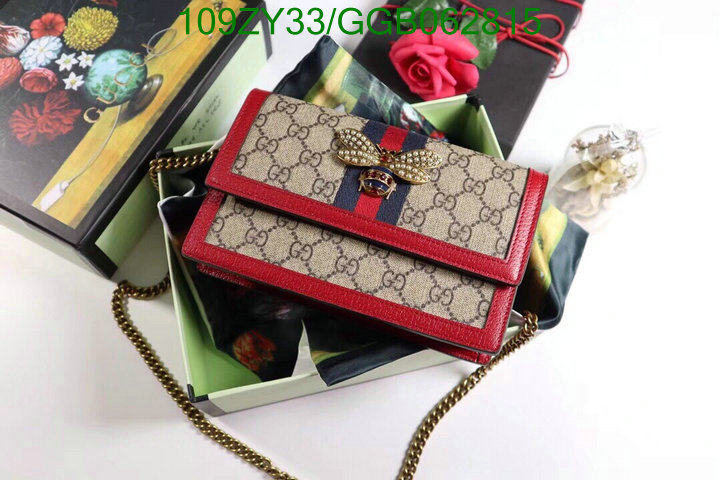 Gucci Bag-(Mirror)-Diagonal-,Code: GGB062815,$: 109USD