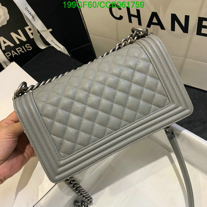 Chanel Bags -(Mirror)-Le Boy,Code: CCB061759,$: 199USD