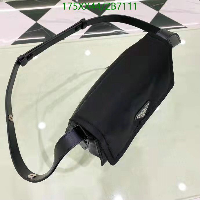 Prada Bag-(Mirror)-Diagonal-,Code: ZB7111,$: 175USD