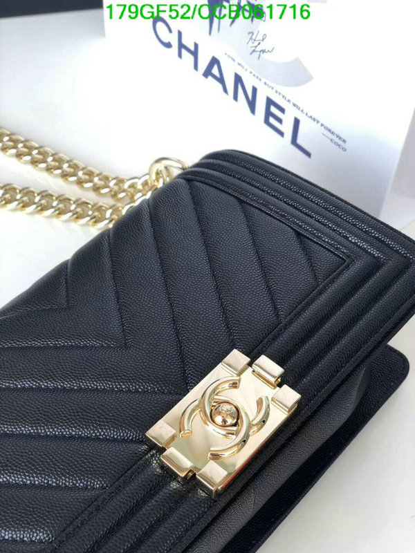 Chanel Bags -(Mirror)-Le Boy,Code: CCB061716,$: 179USD