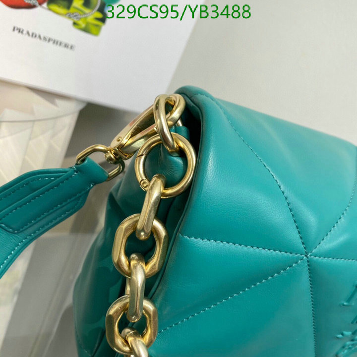 Prada Bag-(Mirror)-Diagonal-,Code: YB3488,$: 329USD