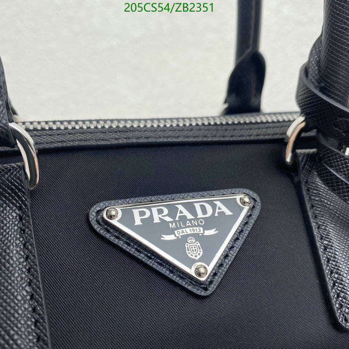 Prada Bag-(Mirror)-Diagonal-,Code: ZB2351,$: 205USD