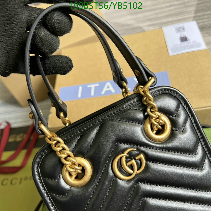 Gucci Bag-(Mirror)-Marmont,Code: YB5102,$: 199USD