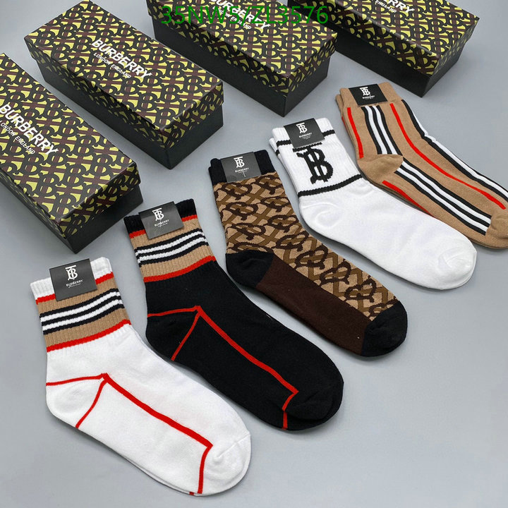 Sock-Burberry, Code: ZL3576,$: 35USD