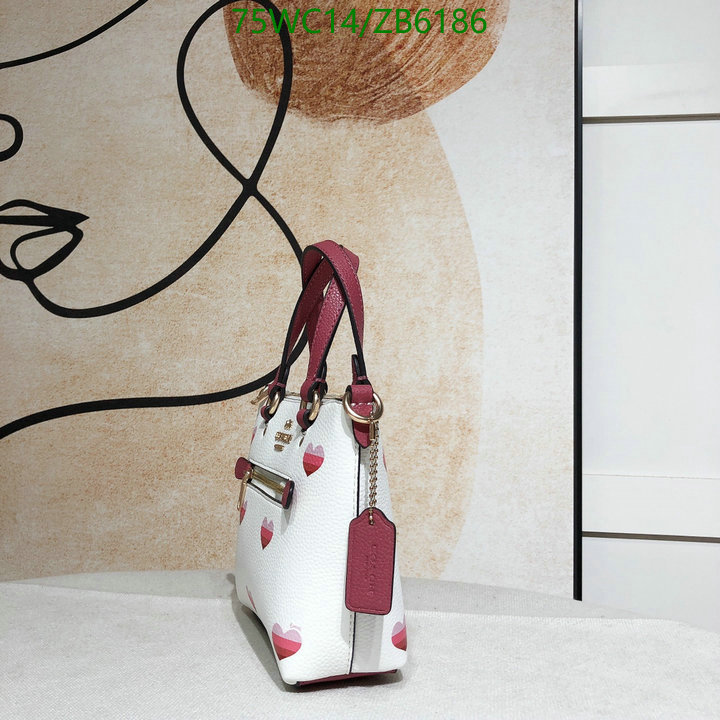 Coach Bag-(4A)-Handbag-,Code: ZB6186,$: 75USD