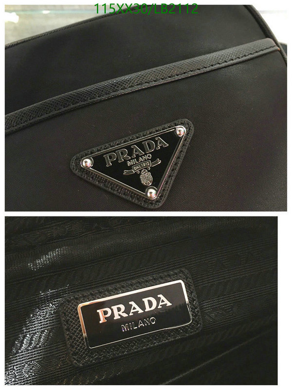 Prada Bag-(Mirror)-Diagonal-,Code: LB2112,$: 115USD