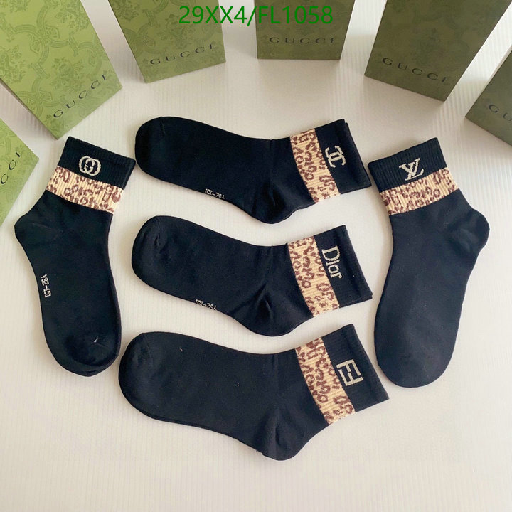 Sock-Gucci, Code: FL1058,$: 29USD