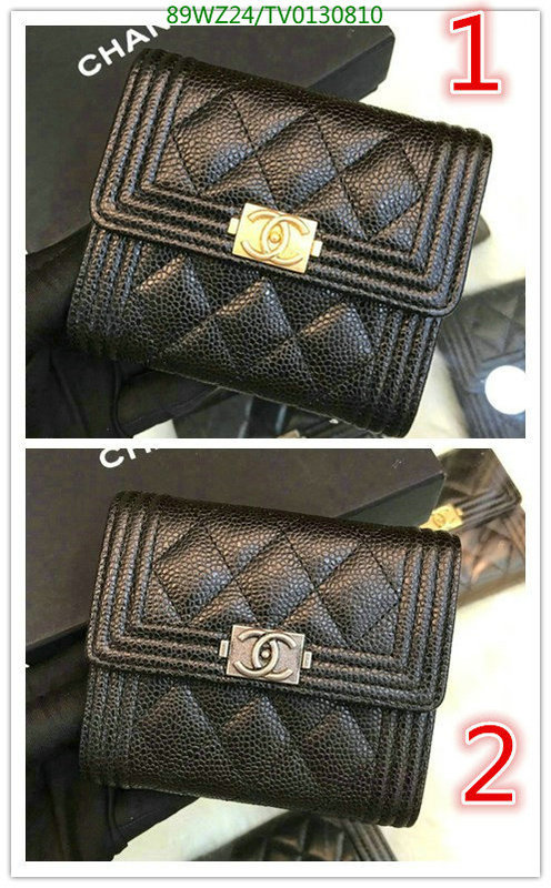 Chanel Bags ( 4A )-Wallet-,Code: TV0130810,$: 89USD