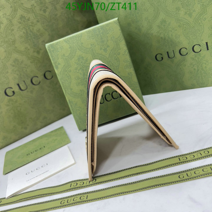 Gucci Bag-(4A)-Wallet-,Code: ZT411,$: 55USD